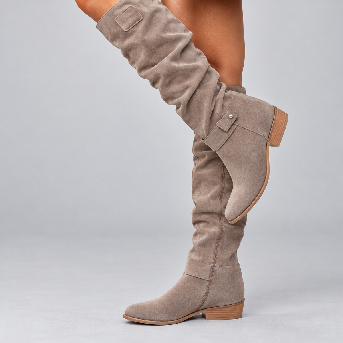 Josie | Cushioned Slouchy Knee-High Boots