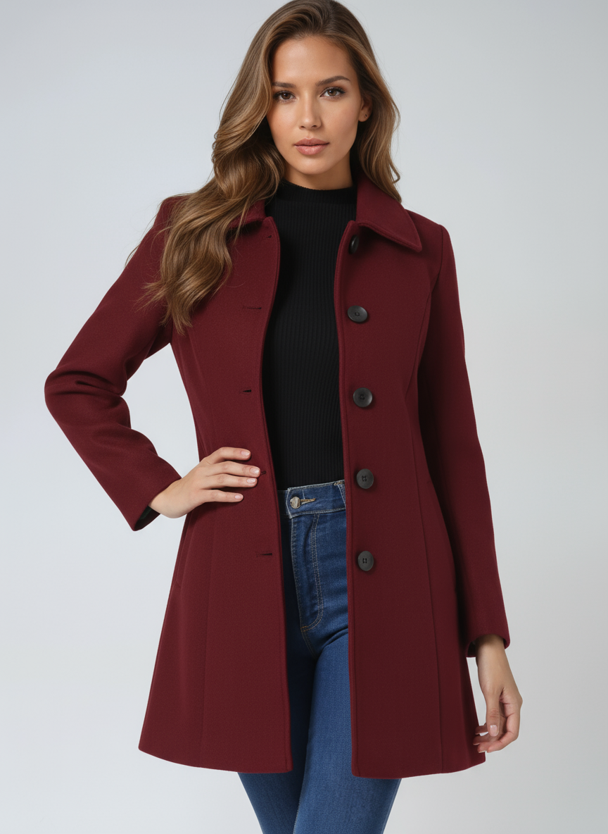 Naomi | Tailored Button Coat